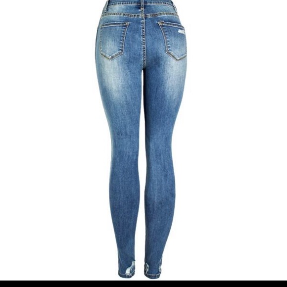 NWT High Waisted Jeans Multiple Sizes Available See Sizing Chart For You… - Picture 2 of 5